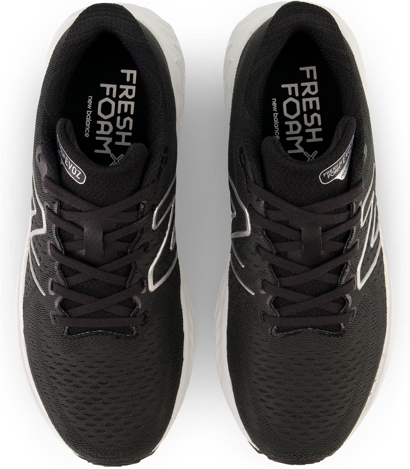 imageNew Balance Womens Fresh Foam X Evoz V3 Running ShoeBlackSilver Metallic