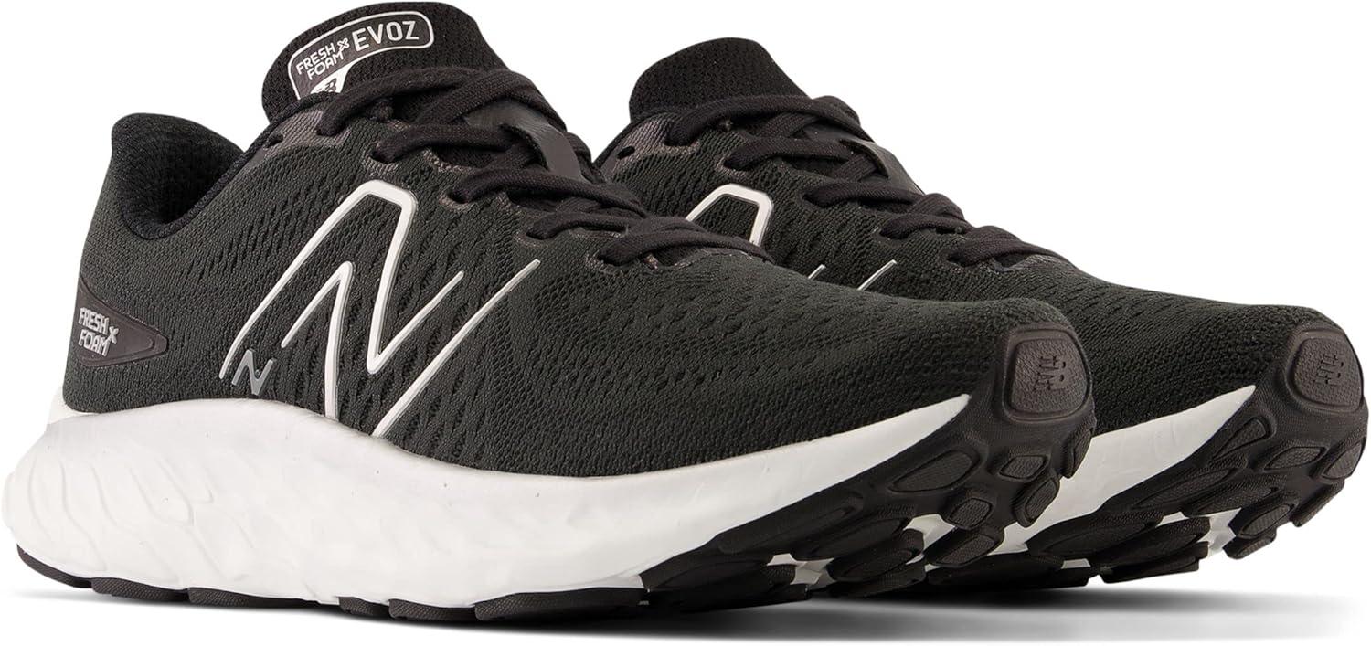 imageNew Balance Womens Fresh Foam X Evoz V3 Running ShoeBlackSilver Metallic