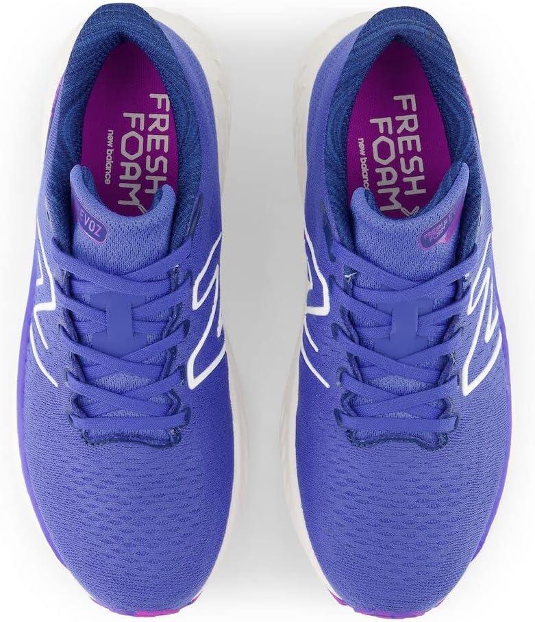 imageNew Balance Womens Fresh Foam X Evoz V3 Running ShoeMarine BlueNight SkyCosmic Rose
