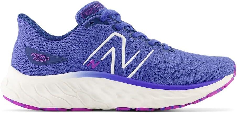 imageNew Balance Womens Fresh Foam X Evoz V3 Running ShoeMarine BlueNight SkyCosmic Rose