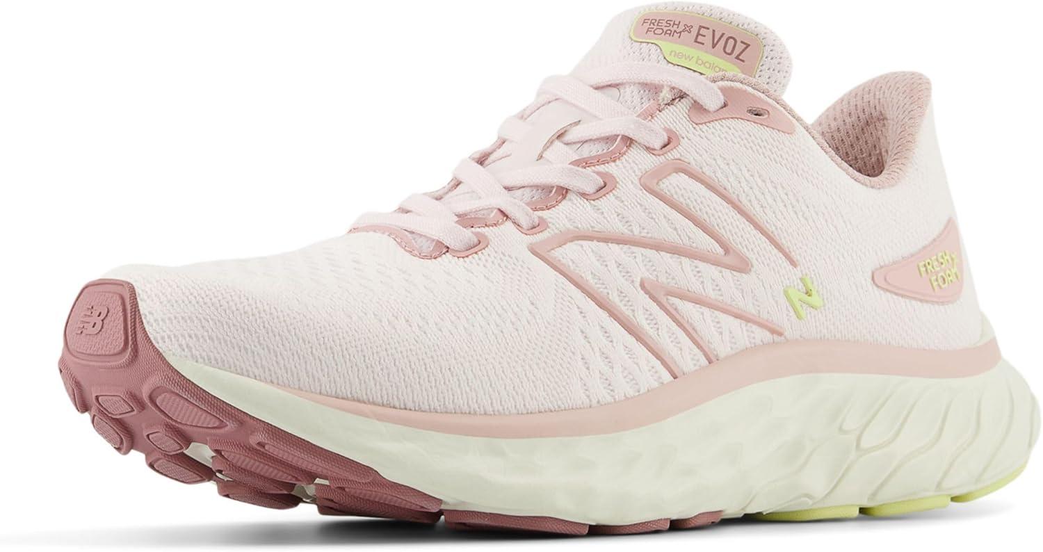 imageNew Balance Womens Fresh Foam X Evoz V3 Running ShoeOrb PinkRosewoodSea Salt