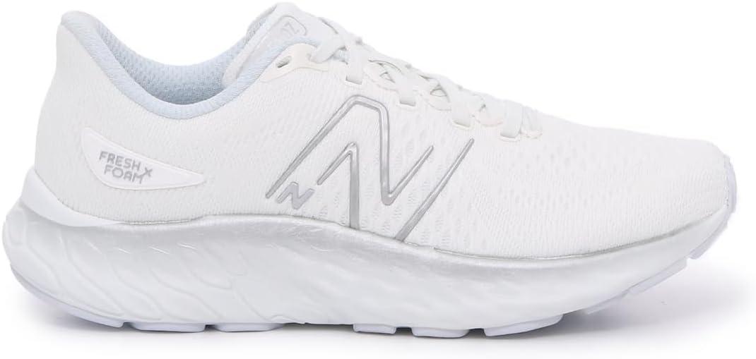 imageNew Balance Womens Fresh Foam X Evoz V3 Running ShoeWhiteQuartz GreySilver Metallic