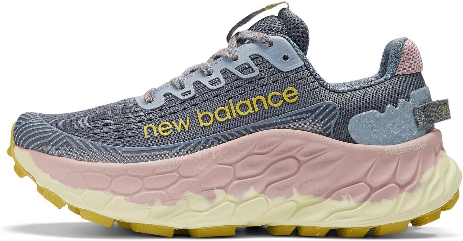 imageNew Balance Womens Fresh Foam X More Trail V3trail Running ShoeArctic GreyOrb PinkTea Tree