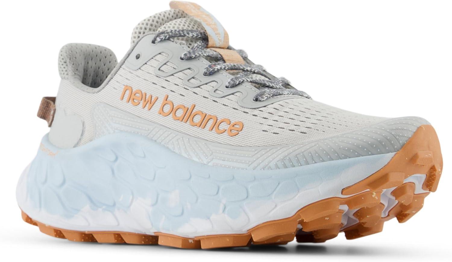 imageNew Balance Womens Fresh Foam X More Trail V3trail Running ShoeGrey MatterCopperQuarry Blue