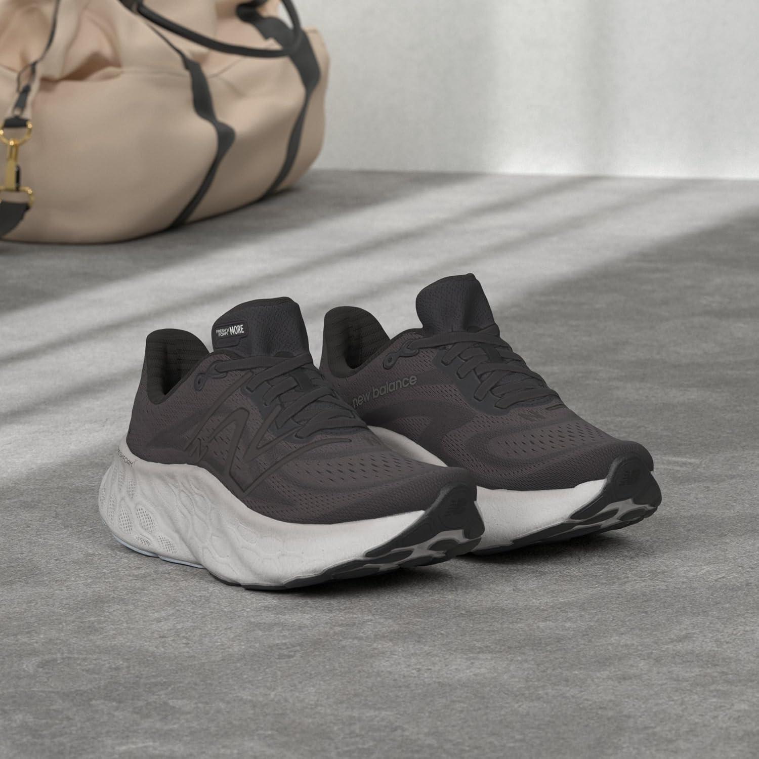 imageNew Balance Womens Fresh Foam X More V4 Running ShoeBlackStarlight