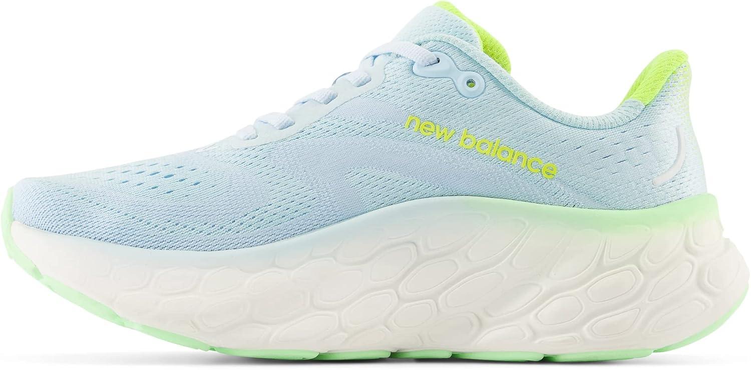 imageNew Balance Womens Fresh Foam X More V4 Running ShoeBlueGreen AuraWhite