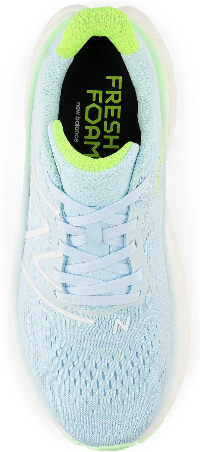 imageNew Balance Womens Fresh Foam X More V4 Running ShoeBlueGreen AuraWhite