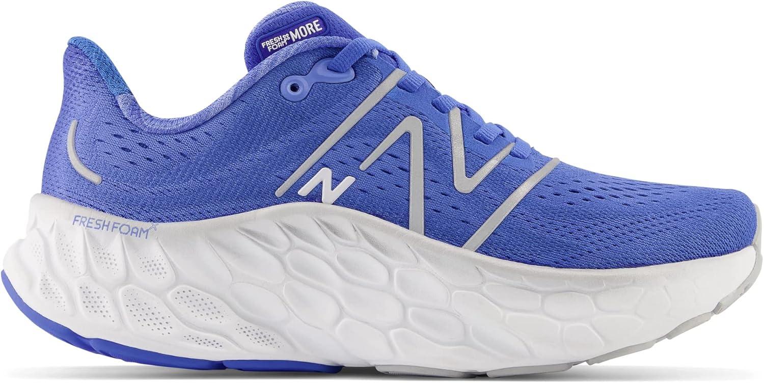 imageNew Balance Womens Fresh Foam X More V4 Running ShoeBright LapisCobalt