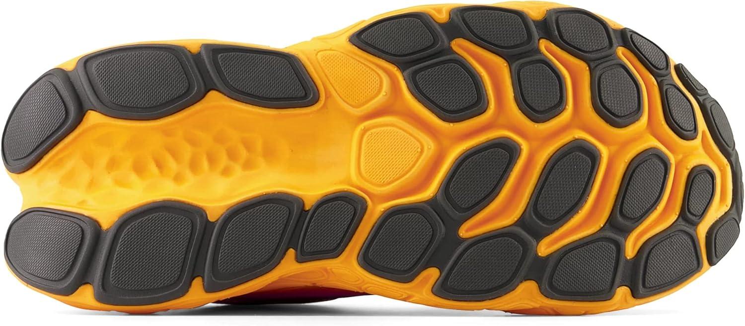 imageNew Balance Womens Fresh Foam X More V4 Running ShoePurple PunchHot Marigold