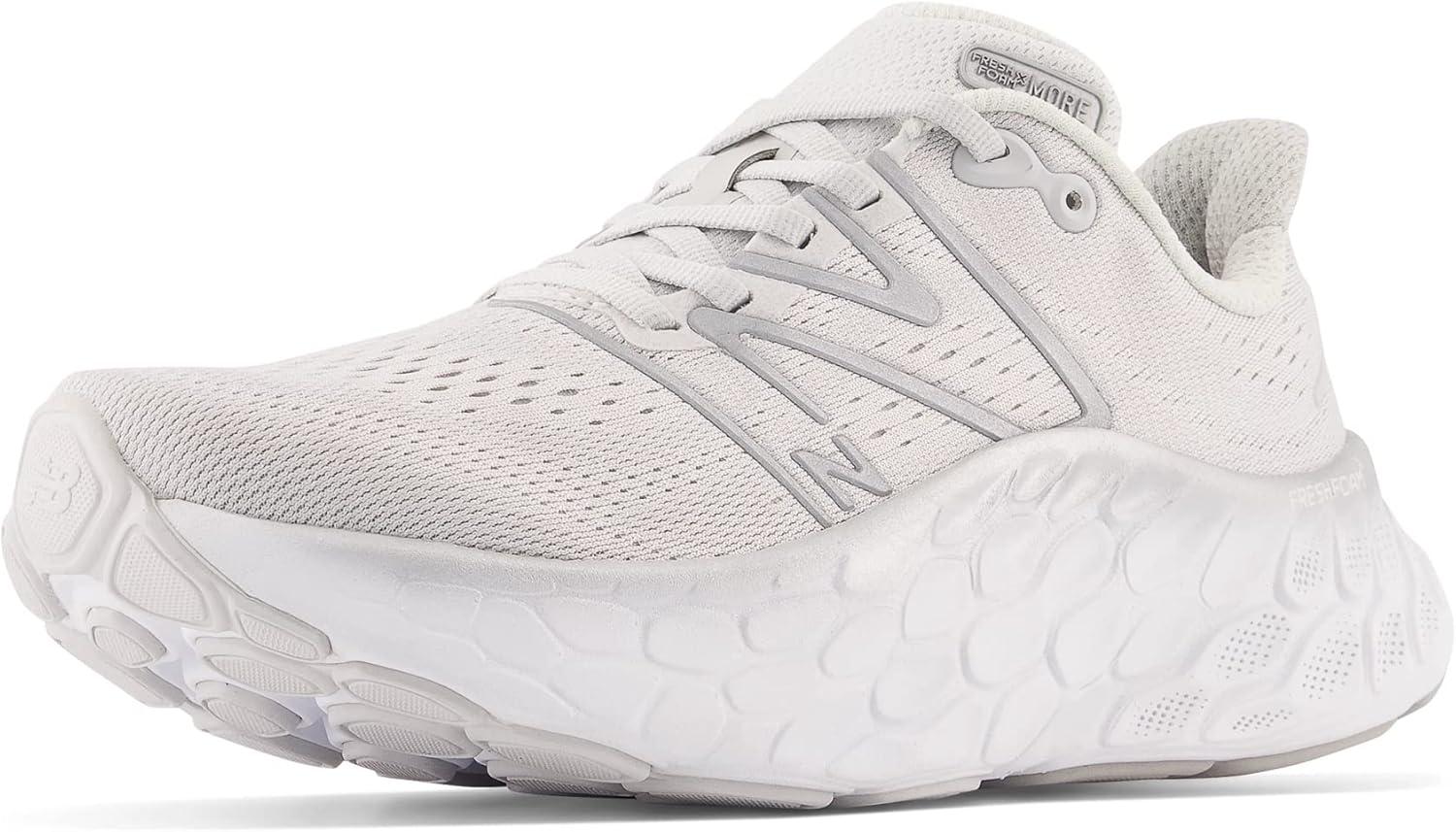 imageNew Balance Womens Fresh Foam X More V4 Running ShoeSummer FogRain Cloud