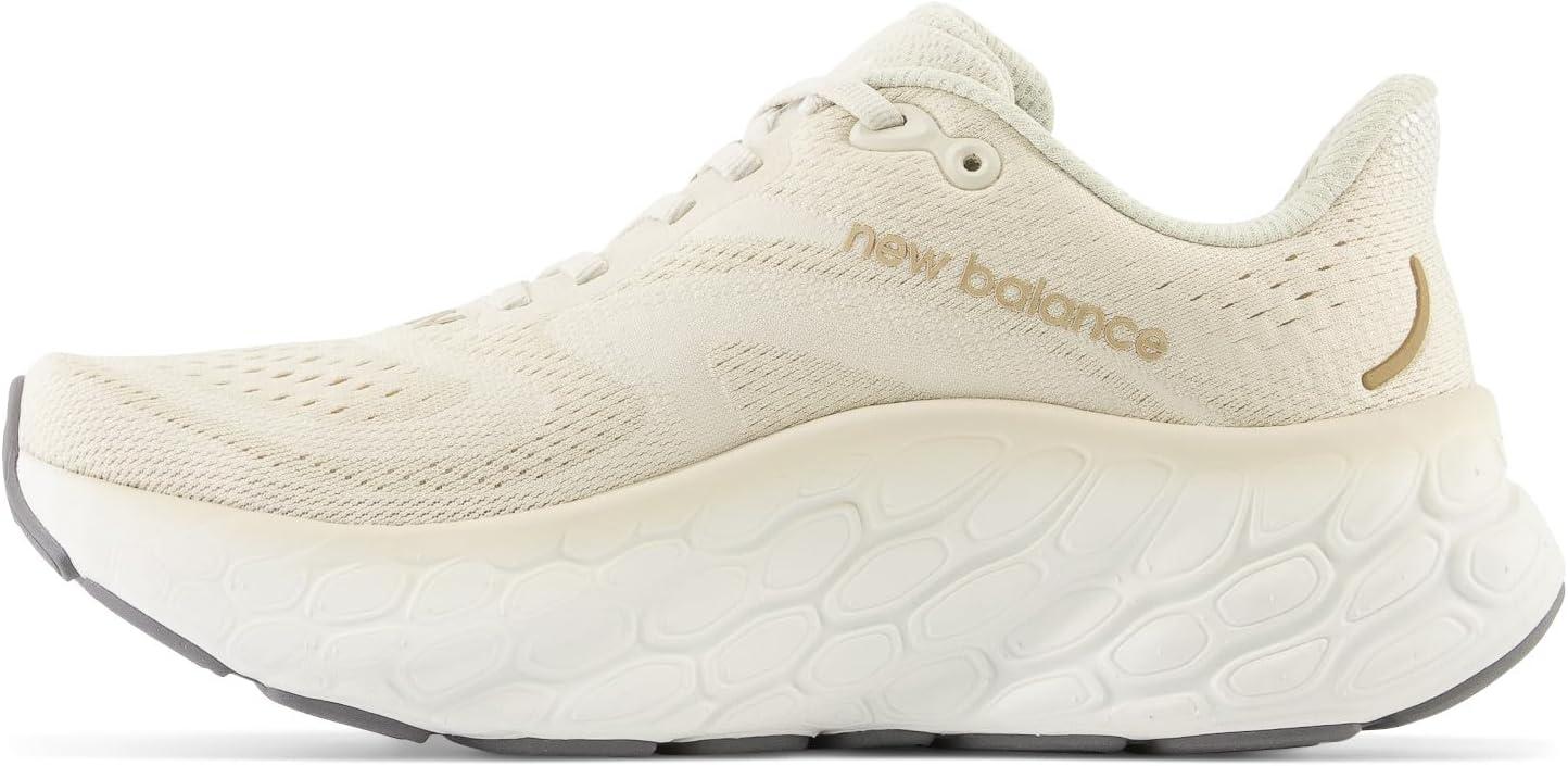 imageNew Balance Womens Fresh Foam X More V4 Running ShoeTimberwolfGold Metallic