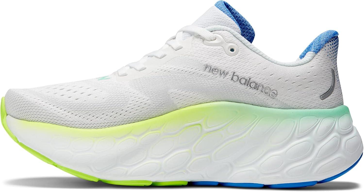 imageNew Balance Womens Fresh Foam X More V4 Running ShoeWhiteCobalt