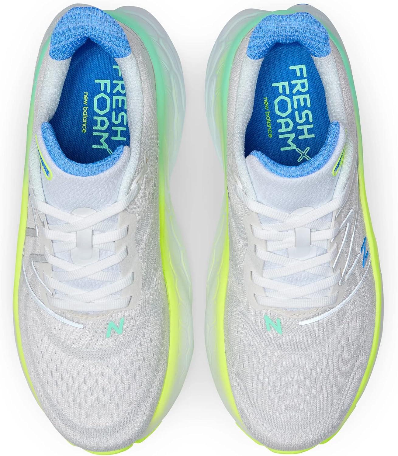 imageNew Balance Womens Fresh Foam X More V4 Running ShoeWhiteCobalt