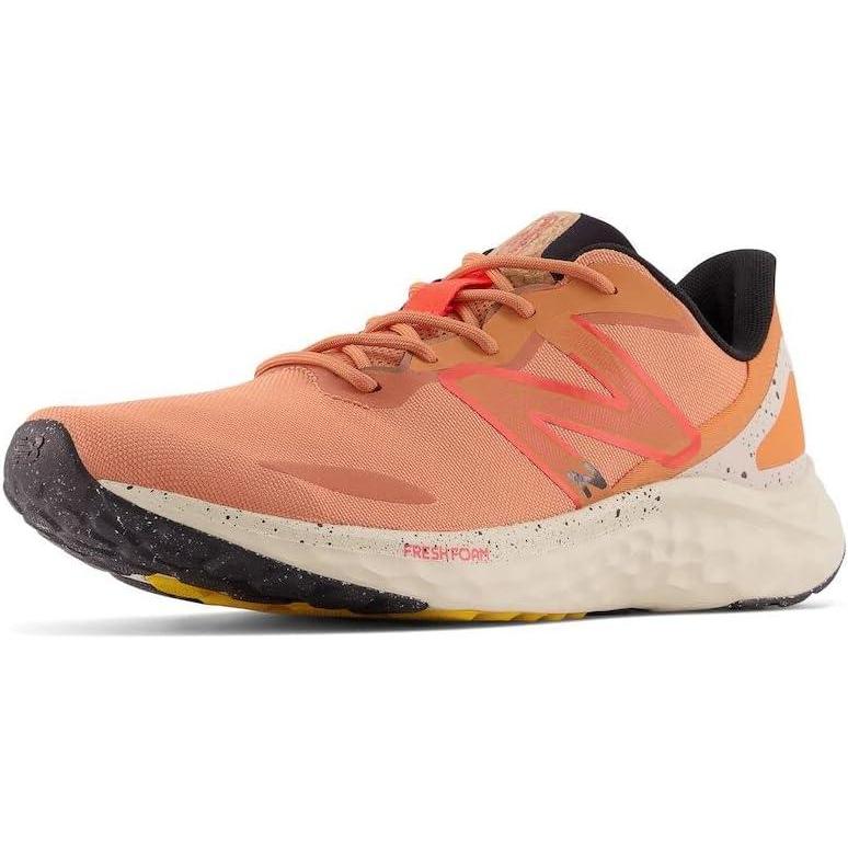 imageNew Balance Mens Fresh Foam Arishi V4Running ShoeCedarElectric RedTimberwolf