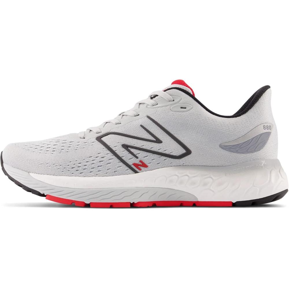 imageNew Balance Mens Fresh Foam X 880 V12Light AluminumTrue Red