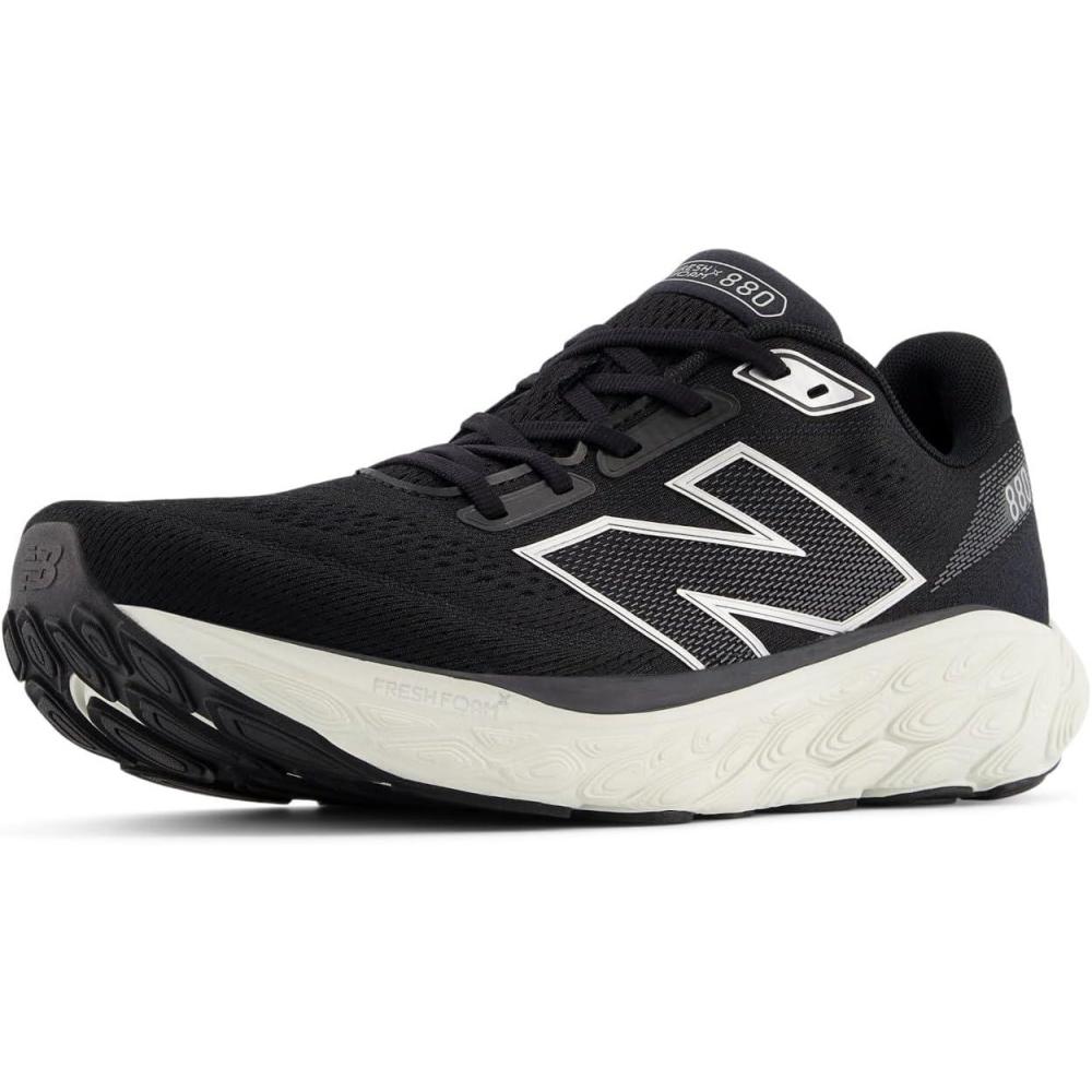 imageNew Balance Mens Fresh Foam X 880 V14 Running ShoeBlackSea SaltSilver Metallic