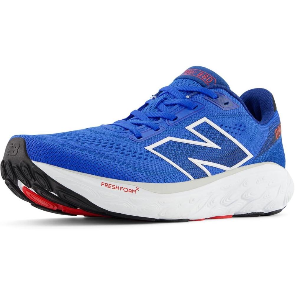 imageNew Balance Mens Fresh Foam X 880 V14 Running ShoeBlue OasisAtlantic BlueTrue Red