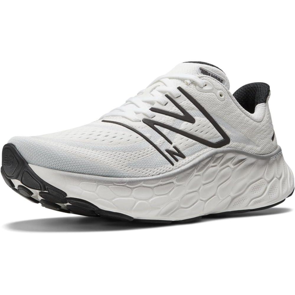 imageNew Balance Mens Fresh Foam X More V4WhiteBlack MetallicBlack