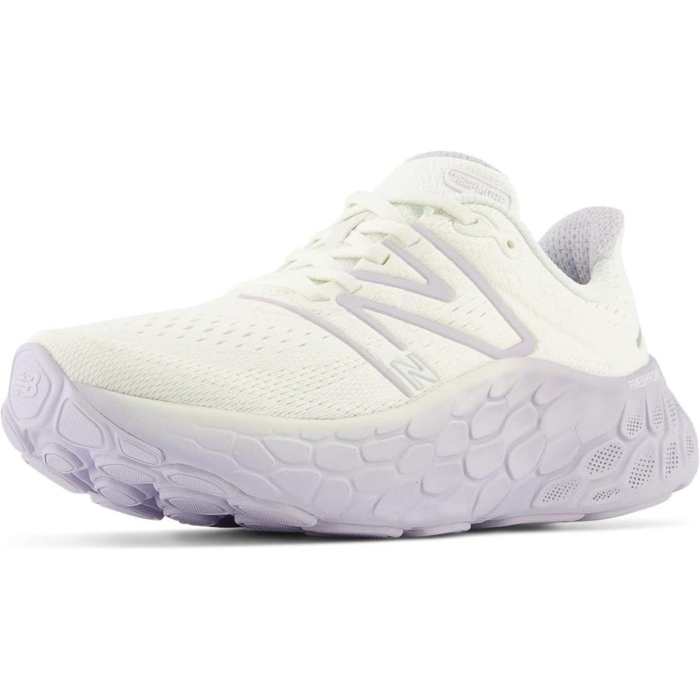 imageNew Balance Womens Fresh Foam X More V4 Running ShoeSea SaltGrey Violet