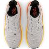 imageNew Balance Mens Fresh Foam X More V4Aluminum GreyNeon DragonflyHot Marigold