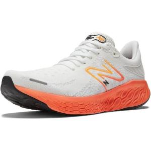 imageNew Balance Mens Fresh Foam 1080v6 Running ShoeWhiteNeon DragonflyHot Marigold