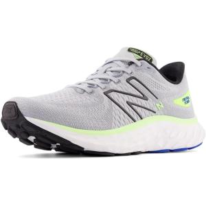 imageNew Balance Mens Fresh Foam X Evoz V3 Running ShoesAluminum GreyBlackBleached Lime Glo