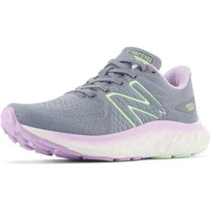 imageNew Balance Womens Fresh Foam X Evoz V3 Running ShoeArctic GreyGreen AuraCyber Lilac