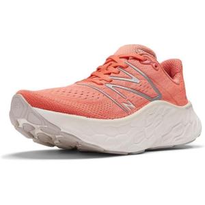 imageNew Balance Womens Fresh Foam X More V4 Running ShoeGulf RedSea SaltSilver Metallic