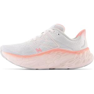 imageNew Balance Womens Fresh Foam X More V4 Running ShoeQuartz GreyWashed PinkGrapefruit
