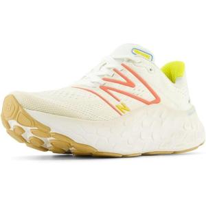 imageNew Balance Womens Fresh Foam X More V4 Running ShoeSea SaltGulf RedLemon Zest