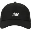 imageNew Balance Adult Unisex 6 Panel Lightweight Adustable Performance Workout Gym Running HatNatural Black