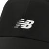 imageNew Balance Adult Unisex 6 Panel Lightweight Adustable Performance Workout Gym Running HatNatural Black