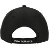 imageNew Balance Adult Unisex 6 Panel Lightweight Adustable Performance Workout Gym Running HatNatural Black