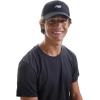 imageNew Balance Adult Unisex 6 Panel Lightweight Adustable Performance Workout Gym Running HatNatural Black