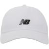 imageNew Balance Adult Unisex 6 Panel Lightweight Adustable Performance Workout Gym Running HatNatural White