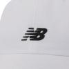 imageNew Balance Adult Unisex 6 Panel Lightweight Adustable Performance Workout Gym Running HatNatural White
