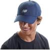 imageNew Balance Adult Unisex 6 Panel Lightweight Adustable Performance Workout Gym Running HatNavy