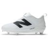 imageNew Balance Mens FuelCell 4040 V8 Metal Baseball ShoeWhiteBlack