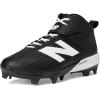 imageNew Balance Mens FuelCell 4040 V8 MidMolded Baseball Cleats ShoeBlackWhite
