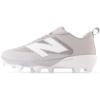imageNew Balance Mens FuelCell 4040 V8 Molded Baseball ShoeTeam Away GreyWhite
