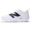 imageNew Balance Mens FuelCell 4040 V8 Molded Baseball ShoeWhiteWhiteBlack