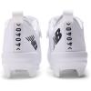imageNew Balance Mens FuelCell 4040 V8 Molded Baseball ShoeWhiteWhiteBlack