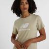 imageNew Balance Womens Sport Essentials Jersey Logo TShirtOlivine
