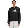 imageNew Balance Womens Sport Essentials Fleece Logo HoodieBlack