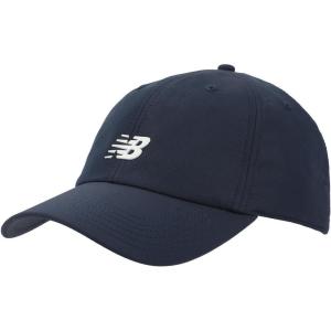 imageNew Balance Adult Unisex 6 Panel Lightweight Adustable Performance Workout Gym Running HatNavy
