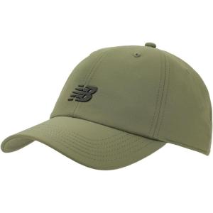 imageNew Balance Adult Unisex 6 Panel Lightweight Adustable Performance Workout Gym Running HatOlive