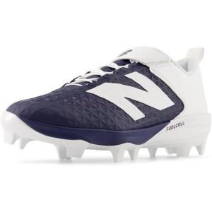 imageNew Balance Mens FuelCell 4040 V8 Molded Baseball ShoeTeam NavyWhite