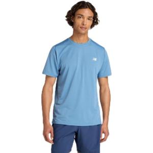 imageNew Balance Mens Sport Short Sleeve TShirtShoreline Blue
