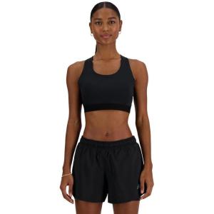 imageNew Balance Womens Nb Sleek Medium Support Pocket Sports BraBlack