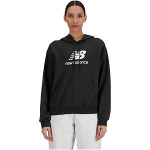imageNew Balance Womens Sport Essentials Fleece Logo HoodieBlack